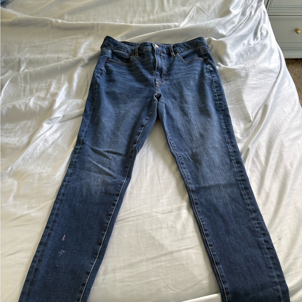 American Eagle Outfitters Blue Skinny Jeans